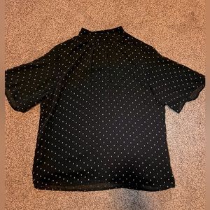 H&M Polka-dot Flowy Blouse